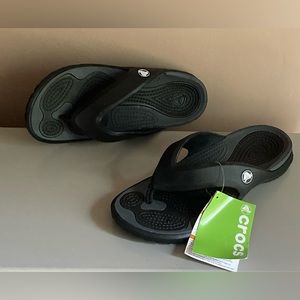 Croc flip flops